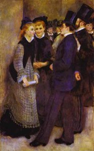 La Sortie Du Conservatoire — Pierre-auguste Renoir, Impressionismus