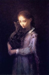 Girl with Kitten (also known as Girl with Cat)