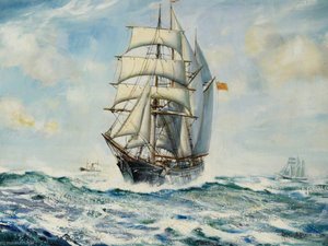 The Barquentine 'Waterwitch'