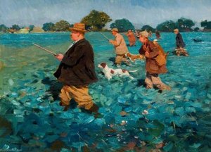 Eine Jagd Auf Einem Steckrübenfeld — Sir Alfred James Munnings