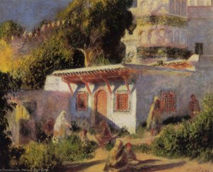 Mosque In Algiers — Pierre-auguste Renoir, Impressionismus