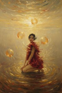 The Crimson Pulse Of Eternal Light — Isabelle Perrin