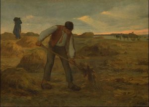 Der Mann Beim Ausbringen Von Mist — Jean-françois Millet, Contemporary Realism