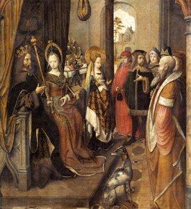St Ursula Announces To Her Father Her Departure On A Pilgrimage To Rome — Master Of The Legend Of Saint Ursula