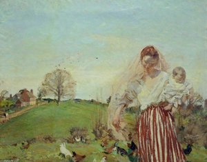 The Hen Wife — Charles Henry Sims