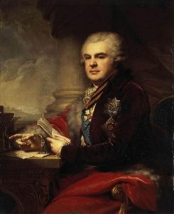 Portrait Of Count A.e.samoilov — Vladimir Lukich Borovikovsky