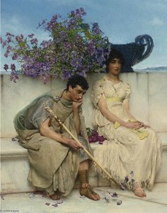An Eloquent Silence — Lourens Alma Tadema