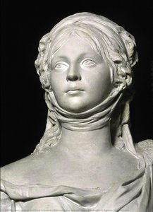 Princess Luise and her Sister Friederike of Prussia. Head of Luise.