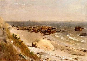 Beach Scene, Narragansett Bay — Thomas Worthington Whittredge