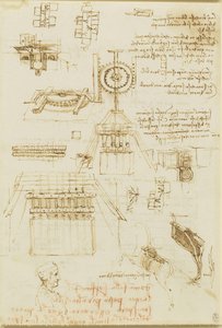 R: Studies For Casting Apparatus And Miscellaneous Notes. V: Casting Studies And Lines Of Poetry — Leonardo Da Vinci, Renaissance Engineering