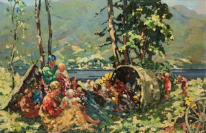 Tinkers, Loch Tay — Margaret Isobel Wright