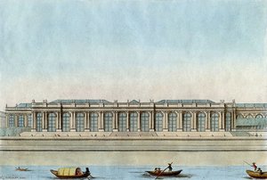 Old Gallery Onetime Palais Bourbon Side Of The River — Jean-françois Janinet
