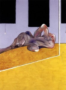 Lying Figure In A Mirror, 1971 — Francis Bacon, Expressionist Figuration