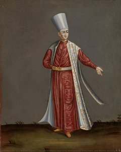 The Capon Aghassi, Chief Of The White Eunuchs Of The Sultan, Jean Baptiste Vanmour (workshop Of), 1700 - 1737 — Jean Baptiste Vanmour