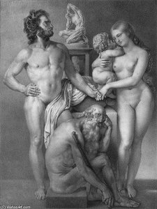 Frontispiece Complete Treatise Of Human Anatomy