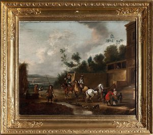 Departure For Hunting — Pieter Wouwerman