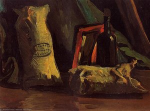 Still Life With Two Sacks And A Bottle — Vincent Willem Van Gogh, Realism
