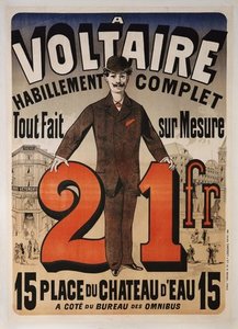 Poster Advertising 'a Voltaire' — Jules Chéret