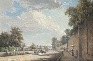 The Bayswater Road, Paddington — Paul Sandby