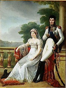 JEROME BONAPARTE, ROI DE WESPHALIE ET CATHERINE FREDERIQUE DE WURTEMBERG, REINE DE WESPHALIE