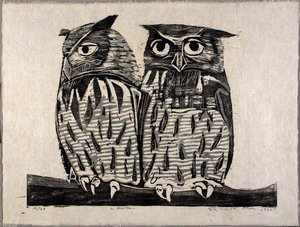 Two Owls — Elizabeth Olds