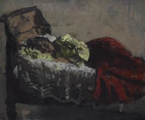 Vénitienne Allongée À La Jupe Rouge Dit Aussi Femme Couchée — Walter Richard Sickert