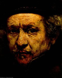 Self-portrait Detalj Ng Washington — Rembrandt Van Rijn, Baroque