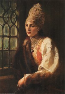 The Boyarynia — Konstantin Yegorovich Makovsky, Romanticism