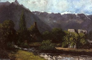 Le Glacier — Gustave Courbet, Realism