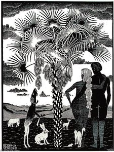 Sixth Day Of The Creation — Maurits Cornelis Escher