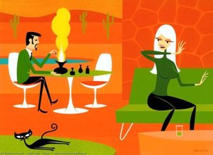 The Alchemist Girlfriend — Josh Agle (shag), Pop Art