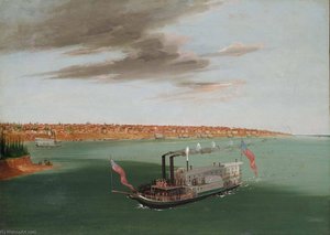St. Louis From The River Below — George Catlin