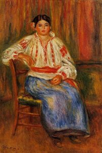 Junge Rumänin — Pierre-auguste Renoir