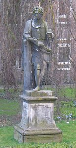 Statue Of Laurens Jansz. Coster — Romeyn De Hooghe