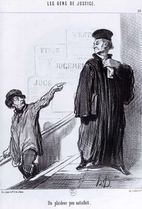 A Disgruntled Litigant — Honoré Daumier
