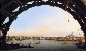 The City Seen Through An Arch Of Westminster Bridge — Canaletto