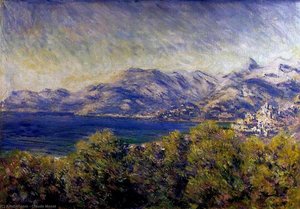 View Of Ventimiglia — Claude Monet, Impressionism