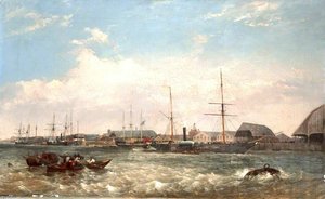 Prince Albert Visits Three Iron Steam Ships — Edward Duncan