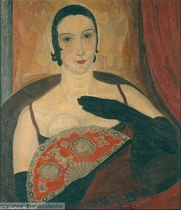Lady With A Fan