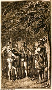 Illustration from Johannes Ewalds Rolf Krage