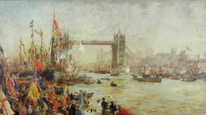 Opening Of Tower Bridge - — William Lionel Wyllie