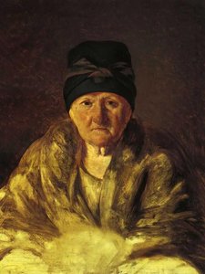 Old Nurse In Shlychkov — Alexei Venetsianov