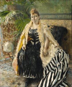 Parisienne (also Known As Portrait Of Madame Cohen-rubens) — Akseli Gallen-kallela