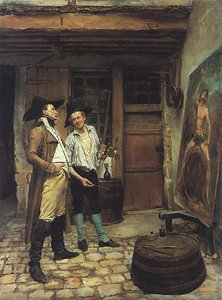 The Sign Painter — Jean-louis Ernest Meissonier