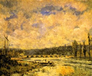 A Ponte — Alfred Sisley, Impressionism