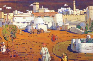 Pueblo Árabe — Wassily Wassilyevich Kandinsky