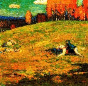 The Blue Horseman — Wassily Wassilyevich Kandinsky, Expressionism