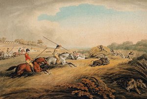 The Chase After The Hog; And The Hog At Bay