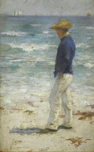 Looking Out To Sea — Henry Scott Tuke