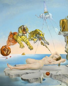 Dream Caused By The Flight Of A Bee Around A Pomegranate — Salvador Dalí, Surrealism
